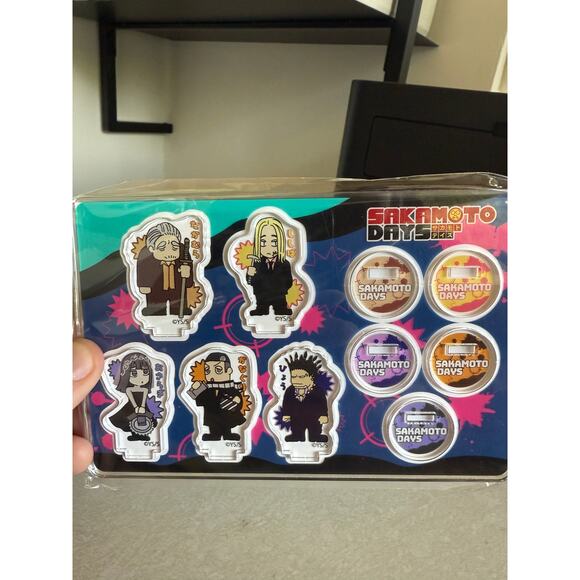 Sakamoto Days Acrylic Mini Figure Set Of 5 new, unopened! - Picture 1 of 2